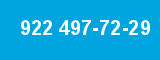 922 497-72-29